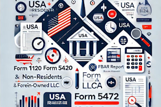 prepare tax return for non residents and foreign owned llc