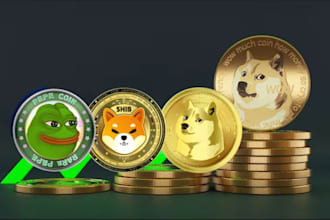 crypto telegram promotion, digital art, solana, token and blockchain, memecoin