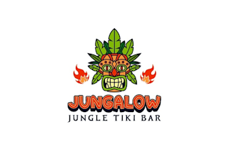 make jungle vibes tiki spirits and bar logo
