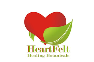 make good looking healing botanical logo