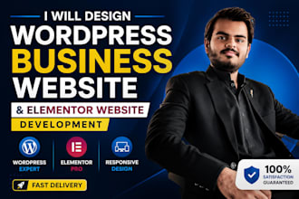 design modern digital marketing agency website in wordpress