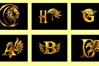 create stunning golden emblem logo designs for your brand