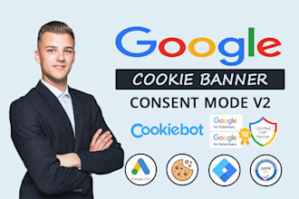accurately setup cookiebot consent mode v2 banner for gdpr cookie compliance