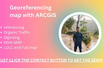 provide end to end gis services lulc,ndvi and digitizing map