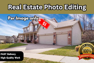 edit real estate photos, interior or exterior in photoshop