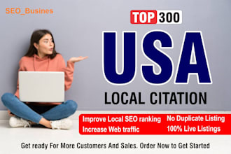 300 local citations for google my business ranking