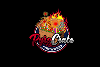 create awesome and gorgeous firework logo design