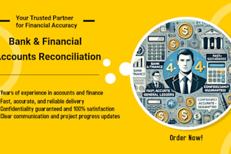 prepare bank reconciliation, financial data reconciliation