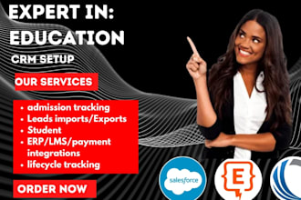 setup education CRM pipederive salesforce zendesk blackbaud bitrix24 academiacrm