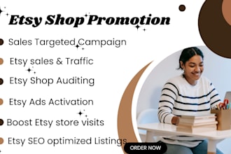 increase your etsy views, etsy traffice, etsy shop promotion, store ranking etsy