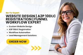 set up gohighlevel website a2p 10dlc registration, workflow automation SMS