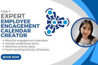 create a one month employee engagement calendar