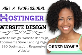 do hostinger website design or hostinger website redesign hostinger website SEO