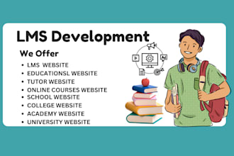 do elearning online course educational and tutor lms website development