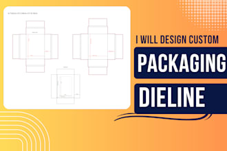 create mailer box design with die cut