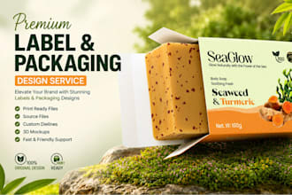 design premium cbd label and hemp product packaging