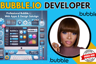 design and fix your bubble io website, bubble mobile app bubble saas and mvp