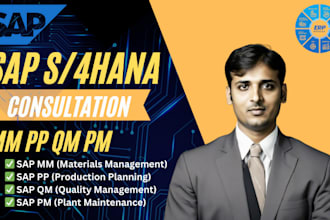 professional sap s4hana consultation for mm, pp, qm, and pm