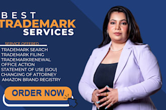be your US licensed attorney for trademark registration office action, renewal