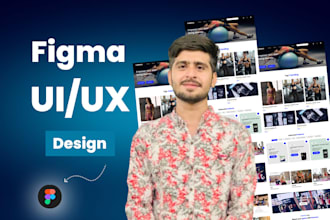 do professional mobile app and website UI UX design in figma