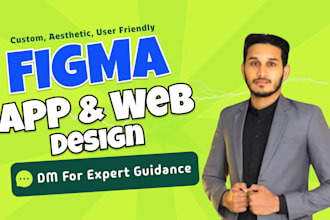 do figma design, figma website, figma app design and figma landing page