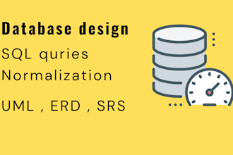 do database assignments, projects ,uml diagrams ,erd ,srs and sql