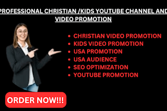christian youtube promotion, organic christian video, gospel music promotion