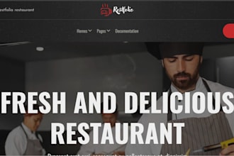 website development or redesign for your restaurant or cafe