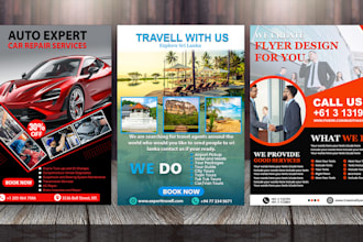 design banners, posters, leaflet, flayers product labels