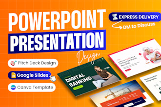 do powerpoint design, template, pitch deck design, keynote, canva presentation