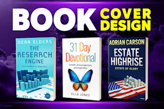 design book cover design, ebook cover, KDP book cover