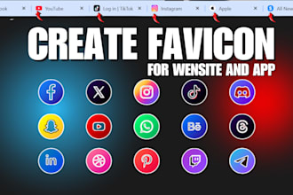 design favicon and icon for your website and app