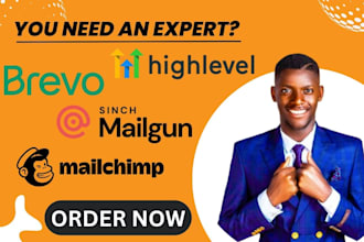 set up gohighlevel email sms newsletter marketing with brevo mailchimp mailgun