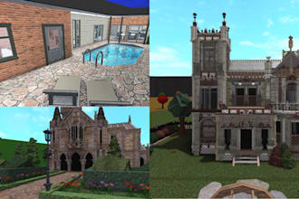 build bloxburg house, bloxburg builder, speedbuild bloxburg mansion, modern home