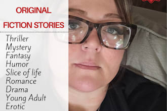 ghostwrite original fiction stories or rewrite your book