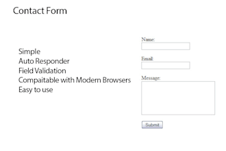 create PHP contact form for your website