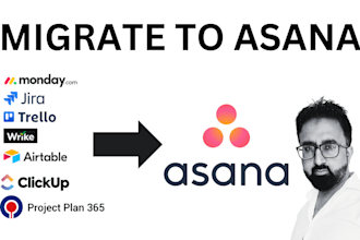 seamlessly migrate your data to asana