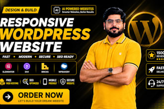 design a responsive wordpress website