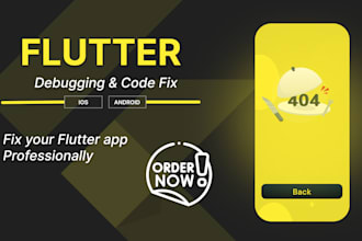 professionally debug and fix your flutter app