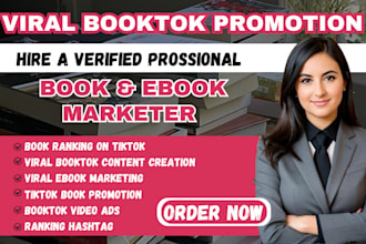 viral tiktok booktok promotion booktok books rank book kdp ads ebook marketing