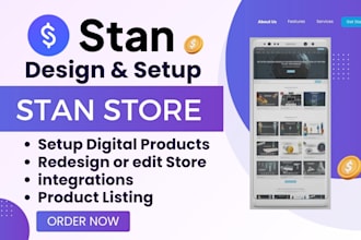 setup stan store digital products stan store design stan digital products
