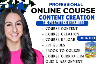 create masterclass online course content course creation training manual ppt
