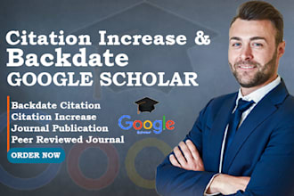 do backdate citation and increase google scholar citations using researchgate