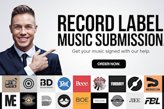 do record label submission to top active managers to get signed