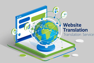 provide professional website translations