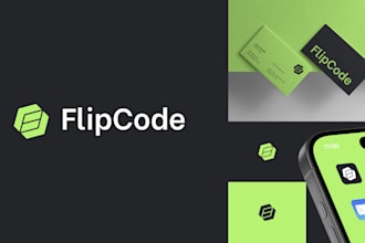 design a highly business minimal geometric logo