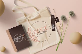 make high end minimalist feminine floral, boho, logo design
