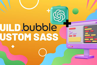 build bubble web app saas on bubble io