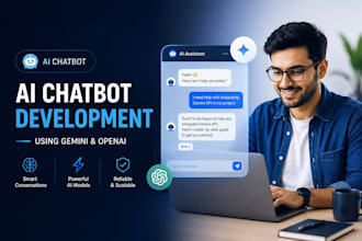 do professional ai chatbot development using gemini and openai