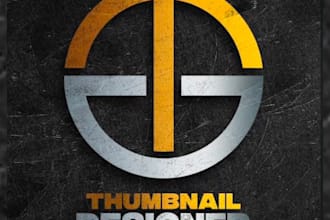 design a unique thumbnail for you